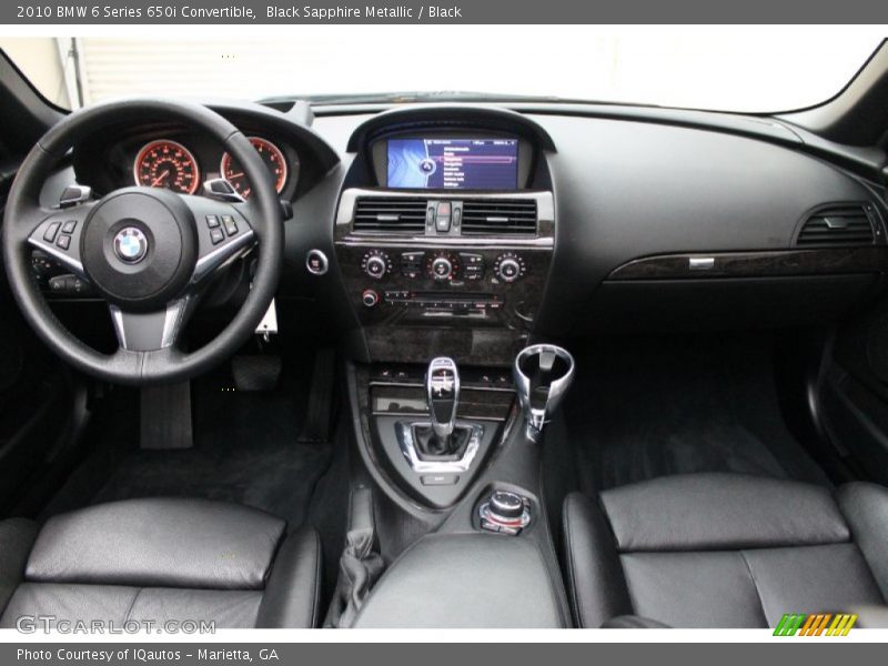 Dashboard of 2010 6 Series 650i Convertible