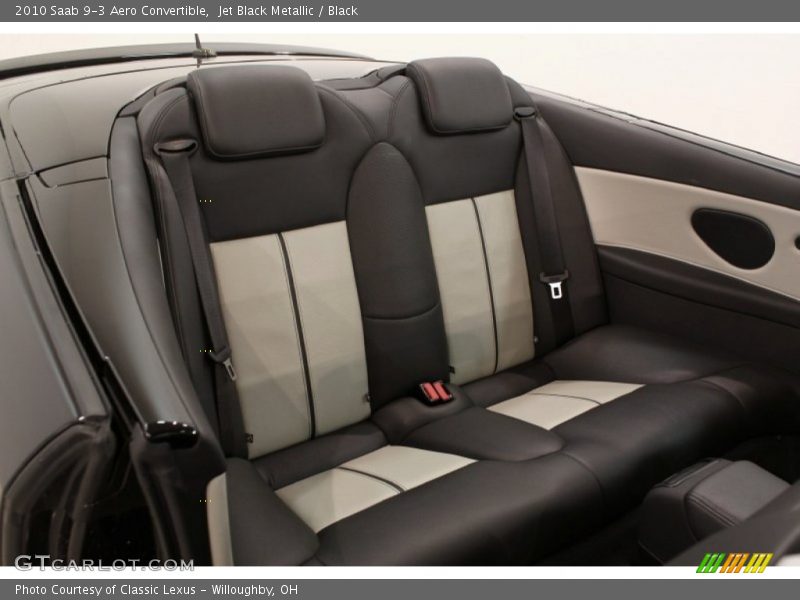 Rear Seat of 2010 9-3 Aero Convertible