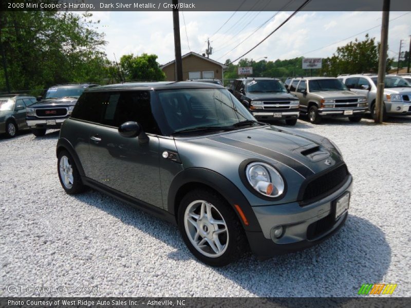 Dark Silver Metallic / Grey/Black 2008 Mini Cooper S Hardtop