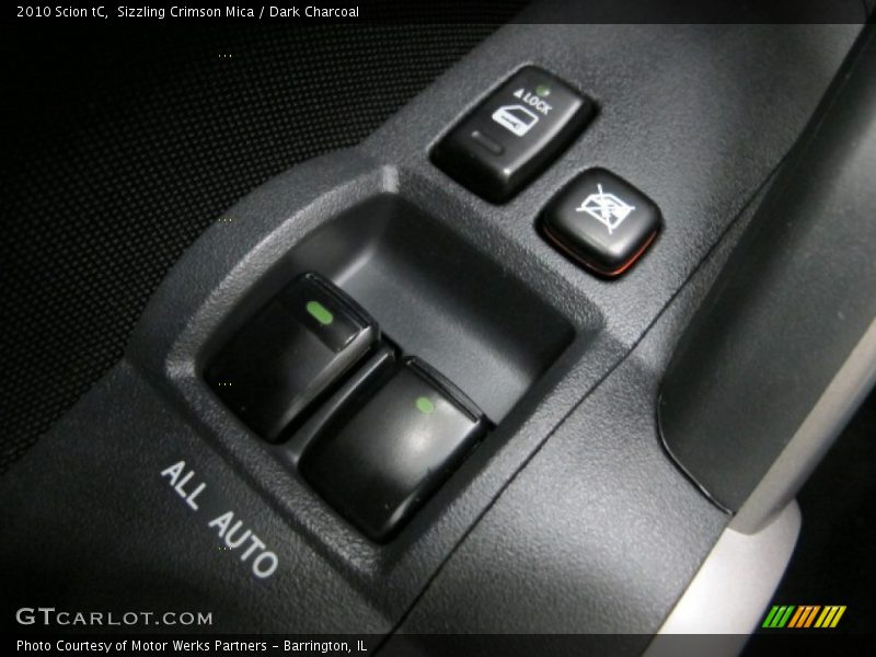 Sizzling Crimson Mica / Dark Charcoal 2010 Scion tC