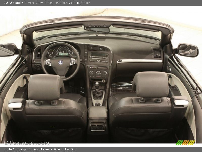  2010 9-3 Aero Convertible Black Interior