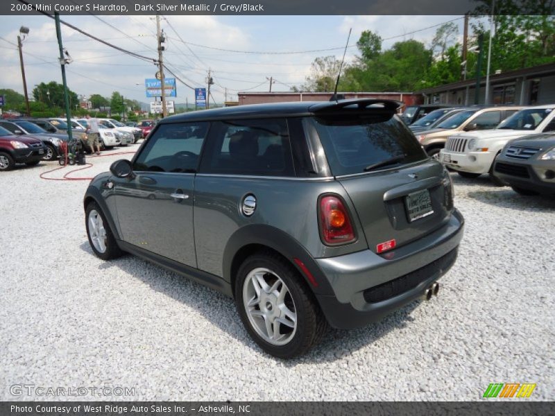 Dark Silver Metallic / Grey/Black 2008 Mini Cooper S Hardtop