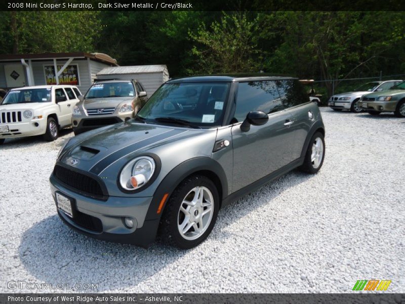 Dark Silver Metallic / Grey/Black 2008 Mini Cooper S Hardtop