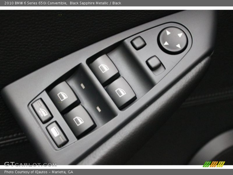 Controls of 2010 6 Series 650i Convertible