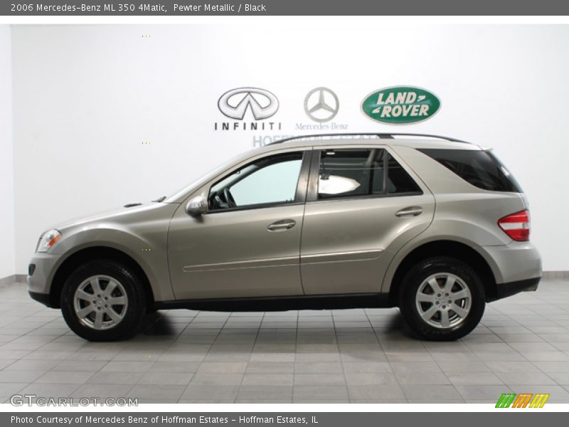 Pewter Metallic / Black 2006 Mercedes-Benz ML 350 4Matic
