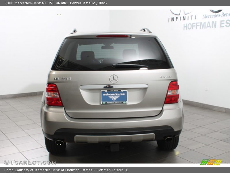 Pewter Metallic / Black 2006 Mercedes-Benz ML 350 4Matic