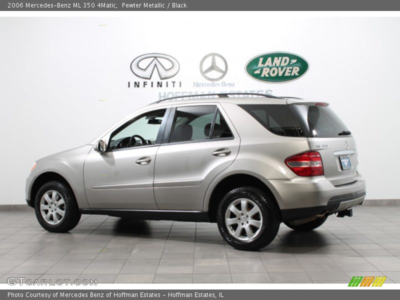 Pewter Metallic / Black 2006 Mercedes-Benz ML 350 4Matic