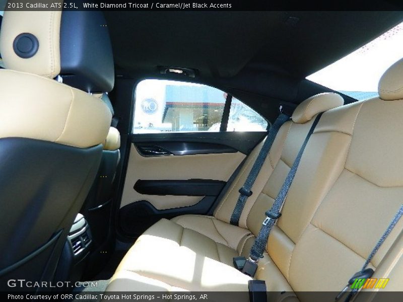 White Diamond Tricoat / Caramel/Jet Black Accents 2013 Cadillac ATS 2.5L