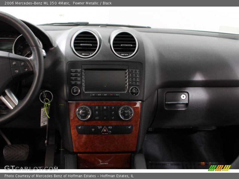 Pewter Metallic / Black 2006 Mercedes-Benz ML 350 4Matic