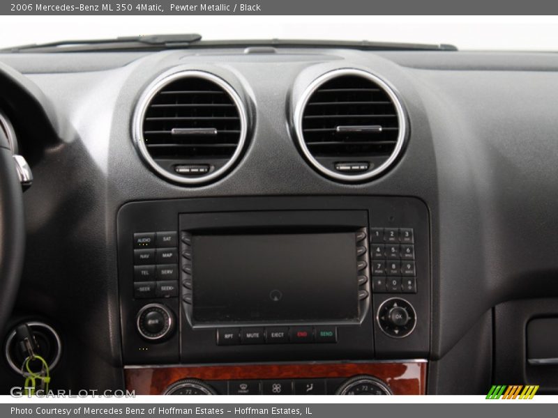 Pewter Metallic / Black 2006 Mercedes-Benz ML 350 4Matic