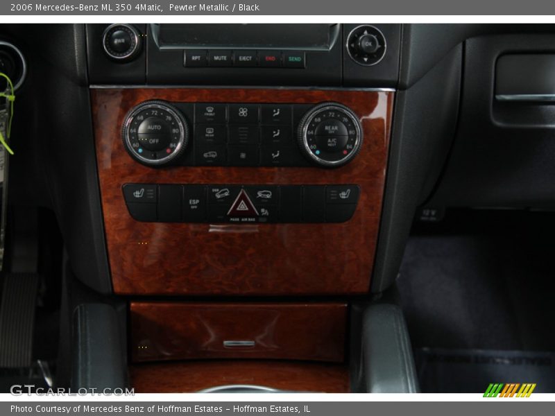 Pewter Metallic / Black 2006 Mercedes-Benz ML 350 4Matic