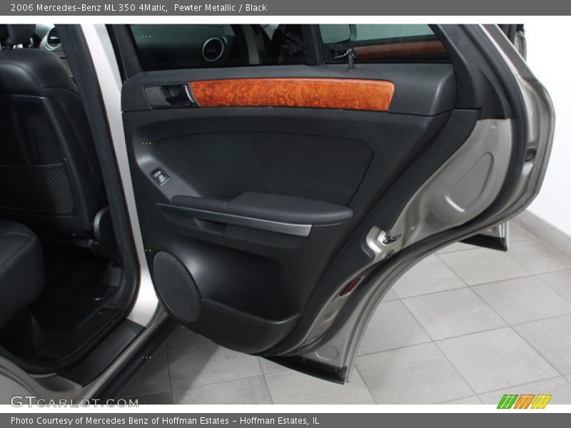 Pewter Metallic / Black 2006 Mercedes-Benz ML 350 4Matic