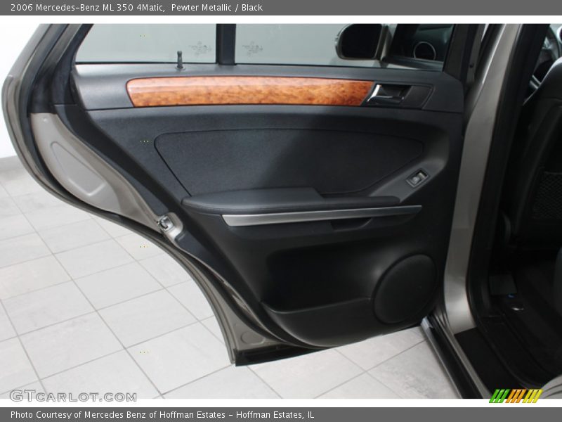 Pewter Metallic / Black 2006 Mercedes-Benz ML 350 4Matic