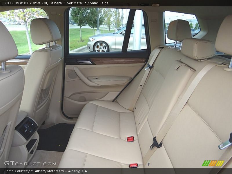 Mineral Silver Metallic / Sand Beige 2013 BMW X3 xDrive 28i