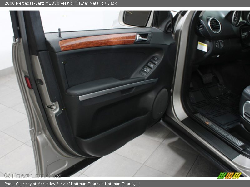 Pewter Metallic / Black 2006 Mercedes-Benz ML 350 4Matic