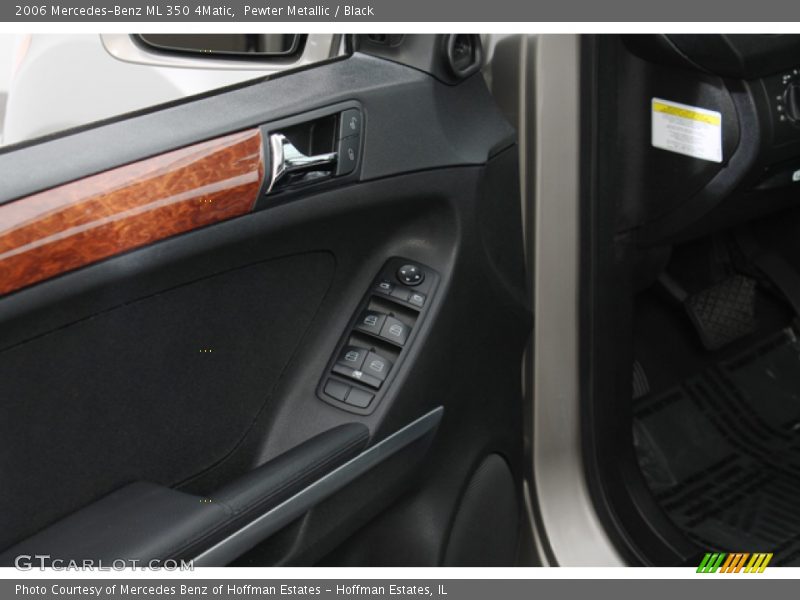 Pewter Metallic / Black 2006 Mercedes-Benz ML 350 4Matic