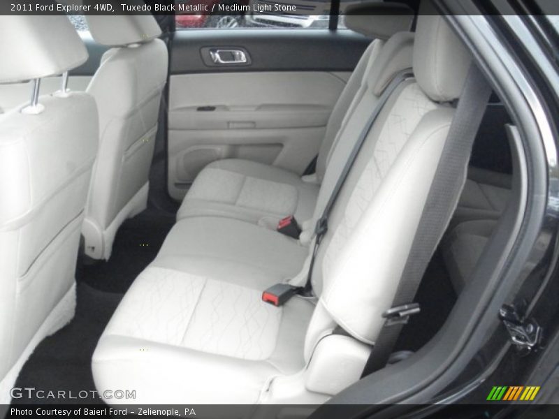 Tuxedo Black Metallic / Medium Light Stone 2011 Ford Explorer 4WD