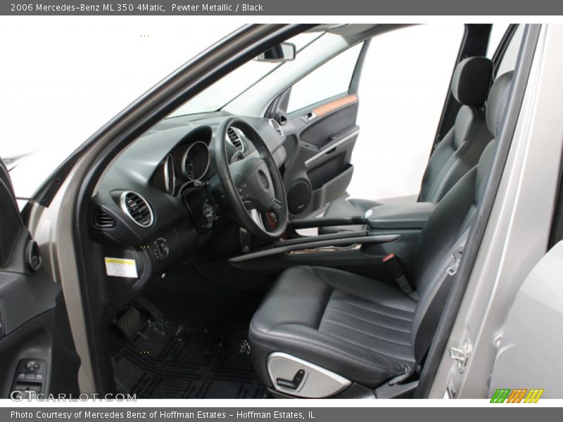 Pewter Metallic / Black 2006 Mercedes-Benz ML 350 4Matic