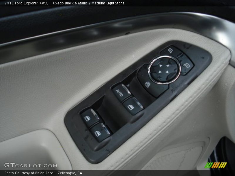 Tuxedo Black Metallic / Medium Light Stone 2011 Ford Explorer 4WD