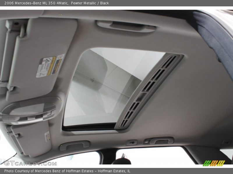 Pewter Metallic / Black 2006 Mercedes-Benz ML 350 4Matic