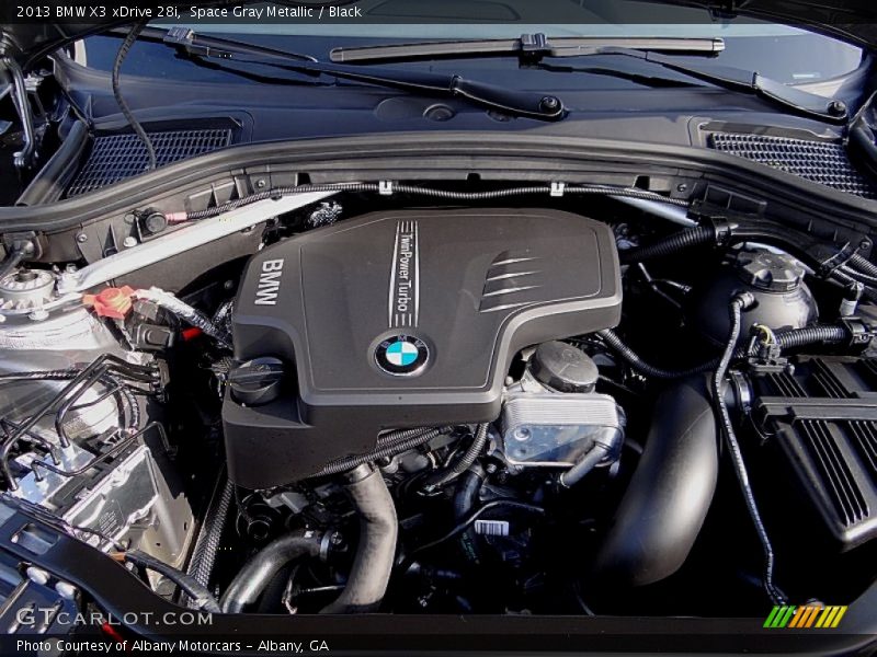 Space Gray Metallic / Black 2013 BMW X3 xDrive 28i