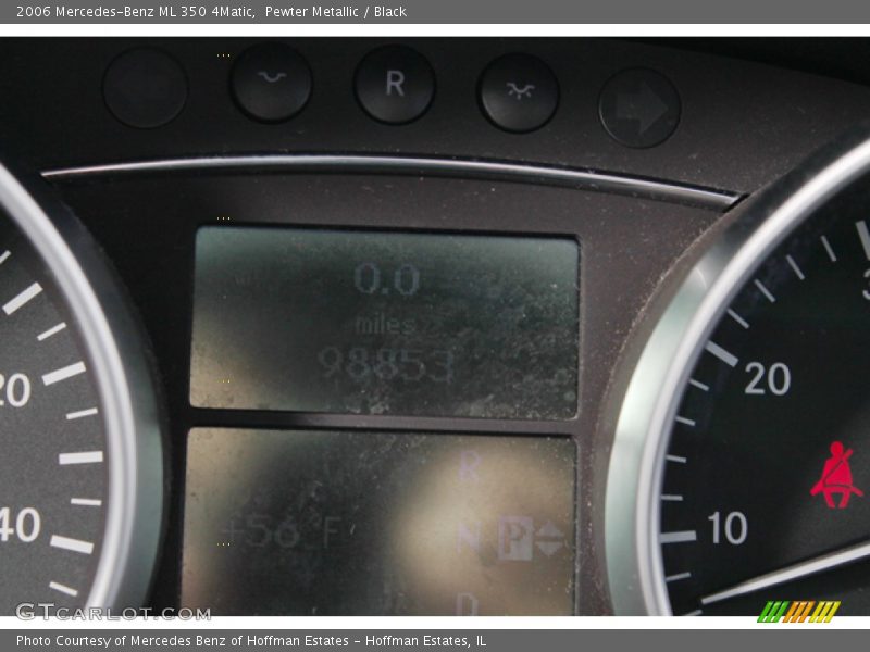 Pewter Metallic / Black 2006 Mercedes-Benz ML 350 4Matic