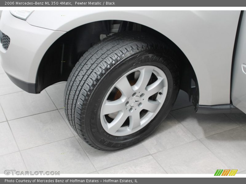 Pewter Metallic / Black 2006 Mercedes-Benz ML 350 4Matic
