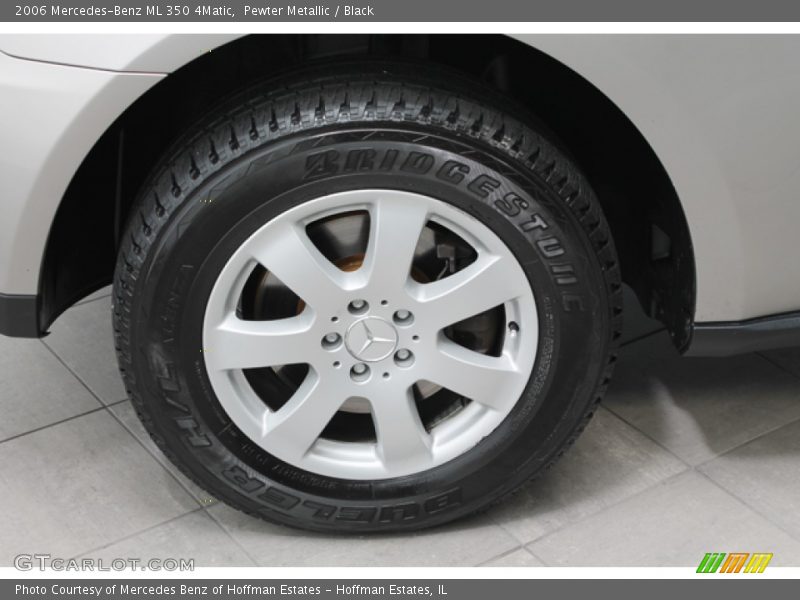 Pewter Metallic / Black 2006 Mercedes-Benz ML 350 4Matic