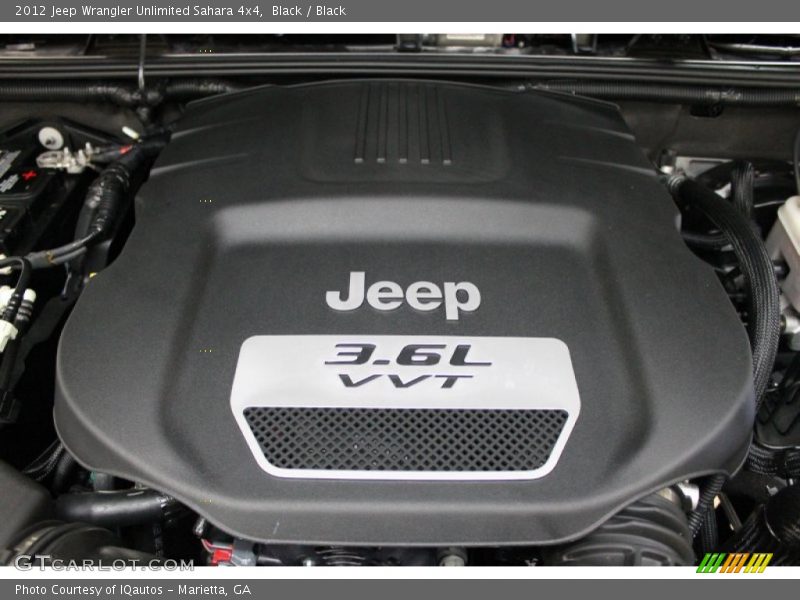 Black / Black 2012 Jeep Wrangler Unlimited Sahara 4x4