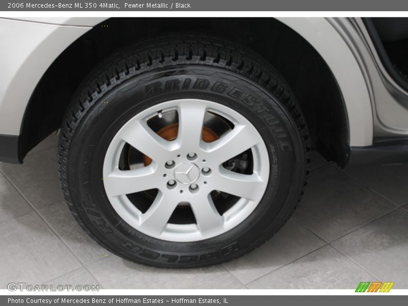 Pewter Metallic / Black 2006 Mercedes-Benz ML 350 4Matic