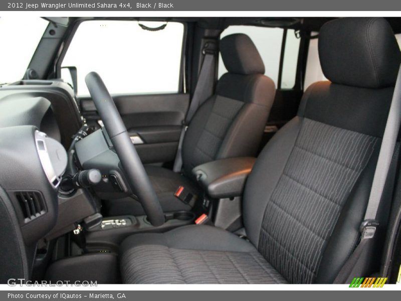Black / Black 2012 Jeep Wrangler Unlimited Sahara 4x4