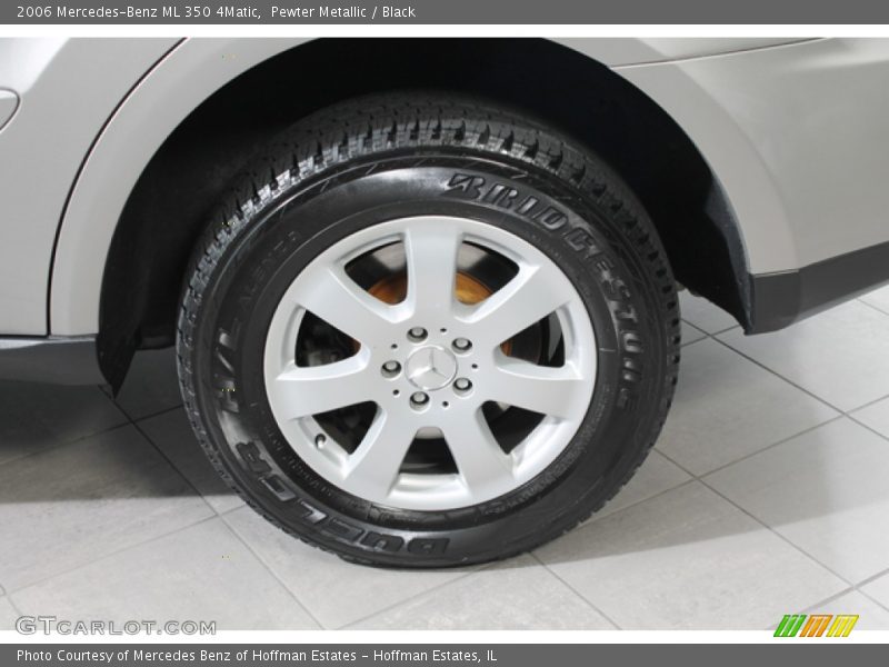 Pewter Metallic / Black 2006 Mercedes-Benz ML 350 4Matic