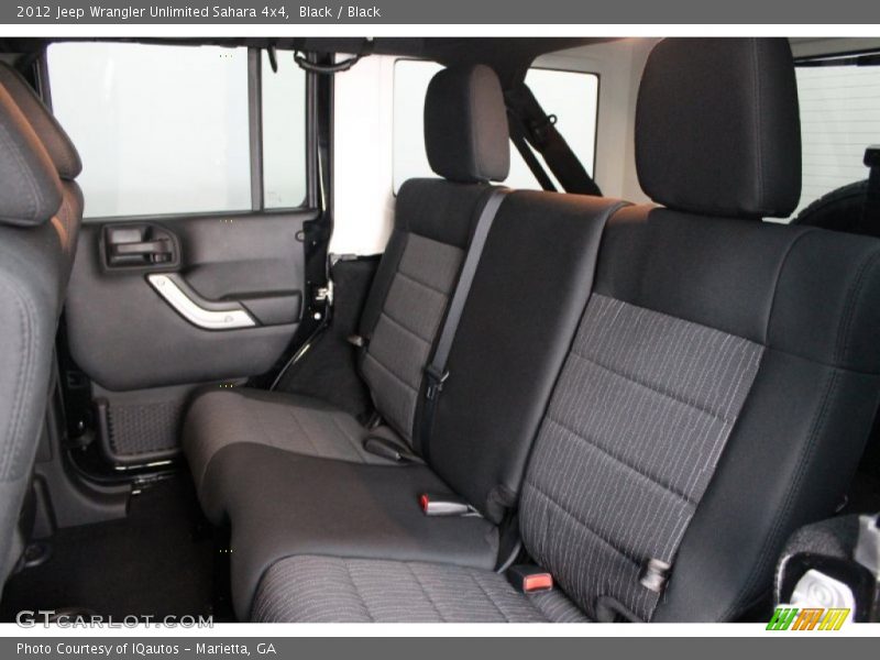 Black / Black 2012 Jeep Wrangler Unlimited Sahara 4x4