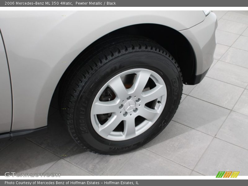 Pewter Metallic / Black 2006 Mercedes-Benz ML 350 4Matic