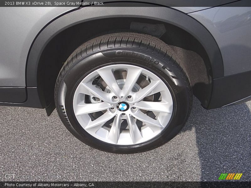 Space Gray Metallic / Black 2013 BMW X3 xDrive 28i