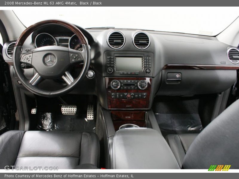 Black / Black 2008 Mercedes-Benz ML 63 AMG 4Matic