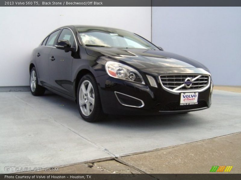 Black Stone / Beechwood/Off Black 2013 Volvo S60 T5