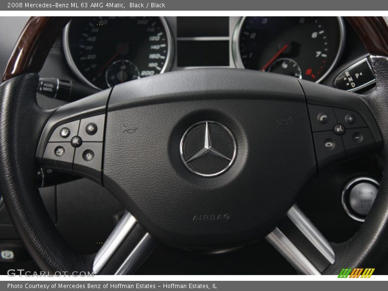 Black / Black 2008 Mercedes-Benz ML 63 AMG 4Matic