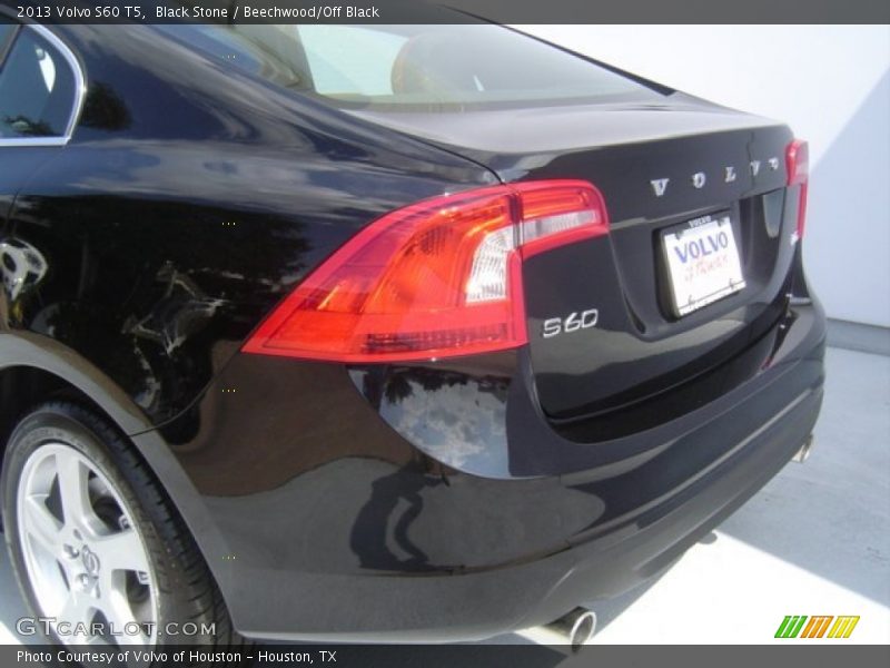 Black Stone / Beechwood/Off Black 2013 Volvo S60 T5