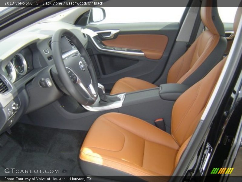 Front Seat of 2013 S60 T5