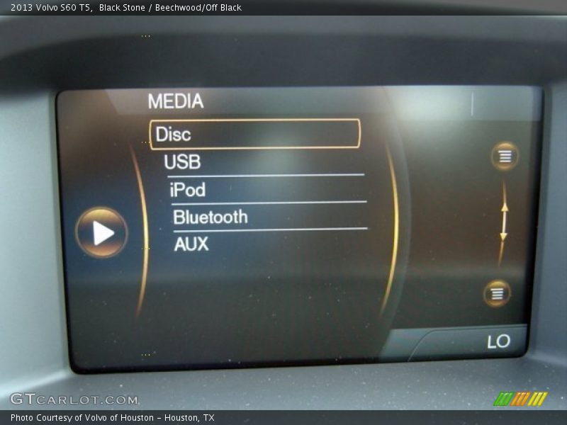 Black Stone / Beechwood/Off Black 2013 Volvo S60 T5