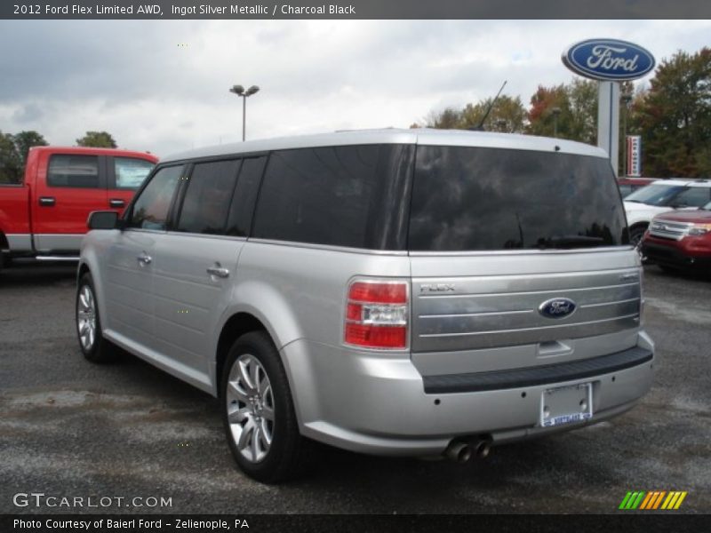 Ingot Silver Metallic / Charcoal Black 2012 Ford Flex Limited AWD