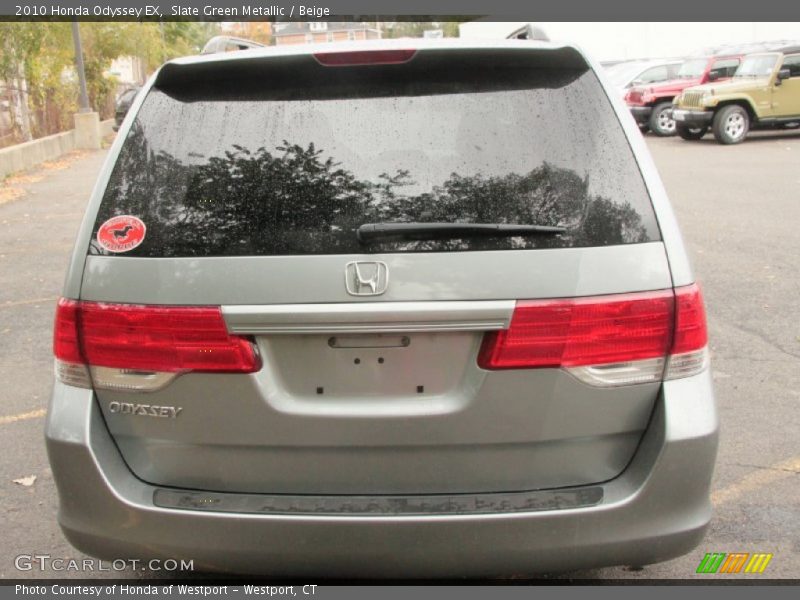 Slate Green Metallic / Beige 2010 Honda Odyssey EX