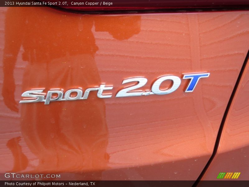 Canyon Copper / Beige 2013 Hyundai Santa Fe Sport 2.0T