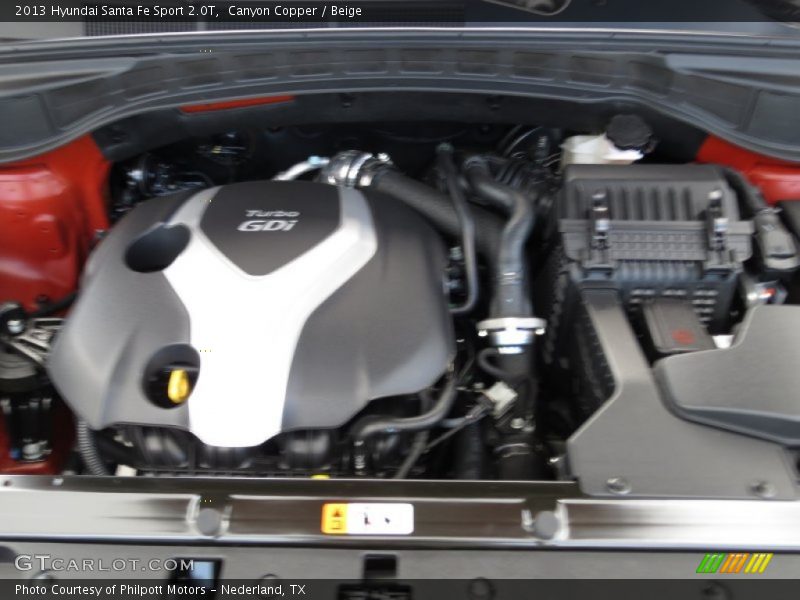 Canyon Copper / Beige 2013 Hyundai Santa Fe Sport 2.0T
