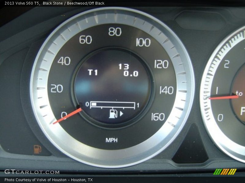 Black Stone / Beechwood/Off Black 2013 Volvo S60 T5