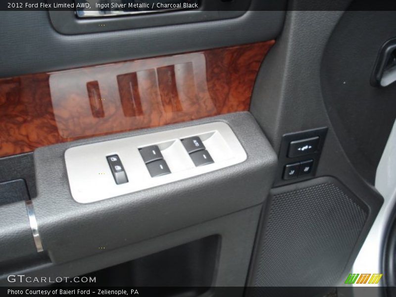 Ingot Silver Metallic / Charcoal Black 2012 Ford Flex Limited AWD