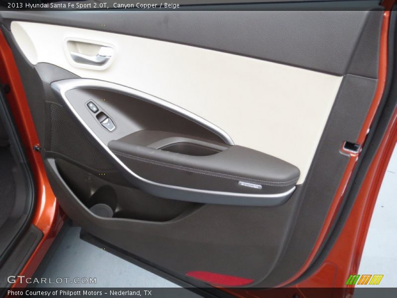 Canyon Copper / Beige 2013 Hyundai Santa Fe Sport 2.0T