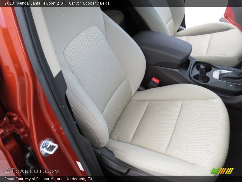 Canyon Copper / Beige 2013 Hyundai Santa Fe Sport 2.0T
