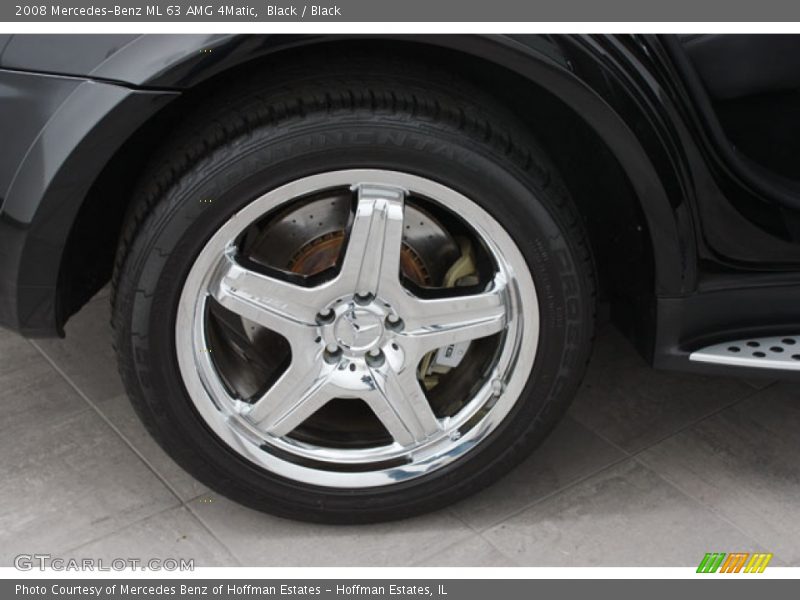 Black / Black 2008 Mercedes-Benz ML 63 AMG 4Matic